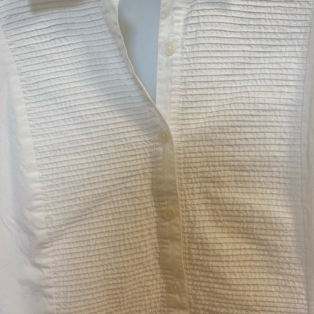 Vintage unique! Style & Co. Woman’s XL 18W Shirt Button down Pleated 100% cotton